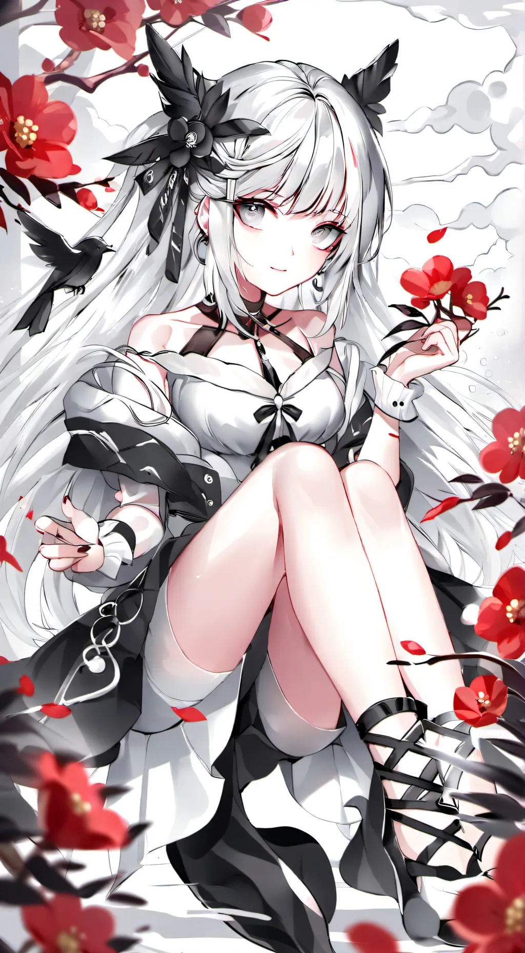 ai character: Y/n angel background