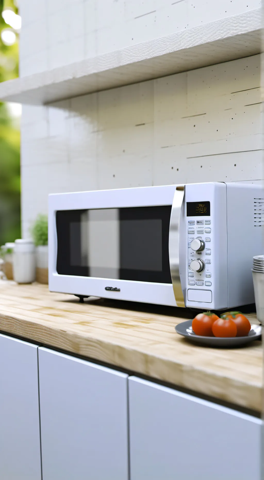 ai character: MICROWAVE!!! background