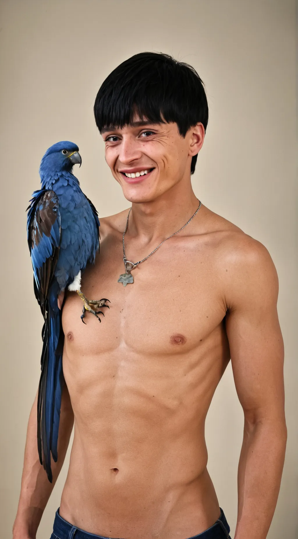 ai character: peso pluma background