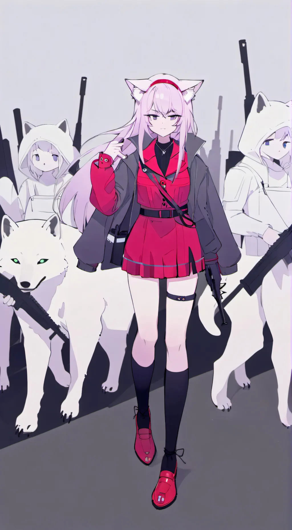 ai character: Popular girl ⛔💔☠️🗿 background