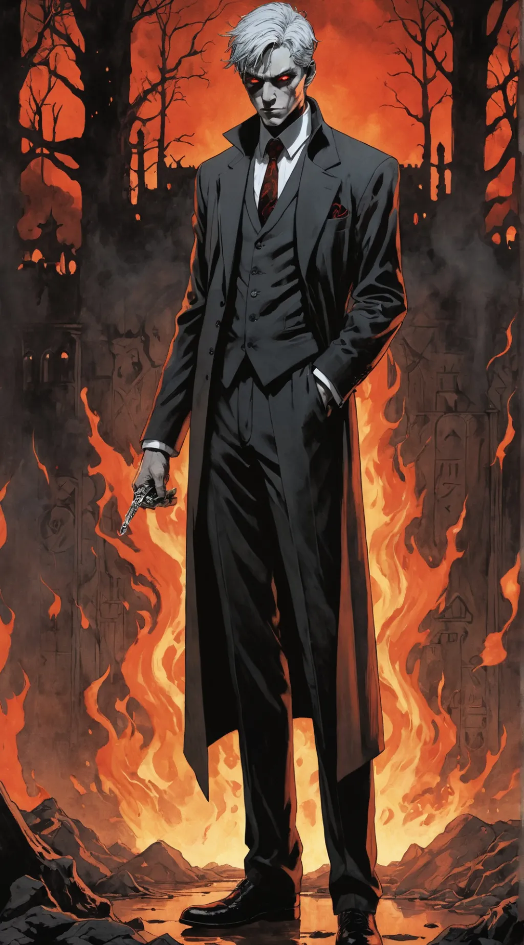 ai character: Lucien background