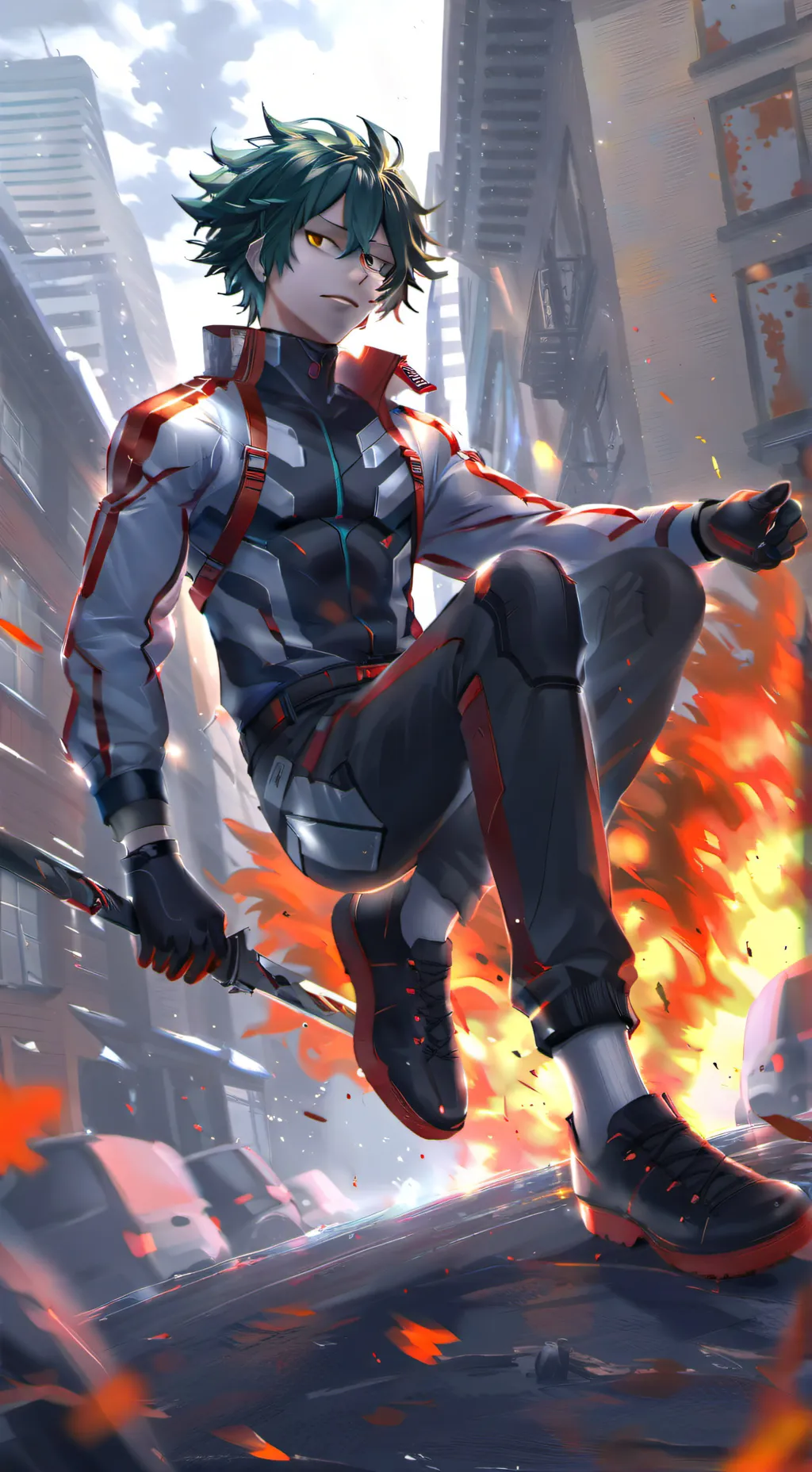 ai character: MHA new student background