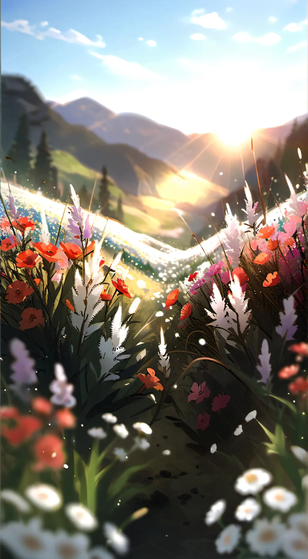 ai character: Grass <3 background