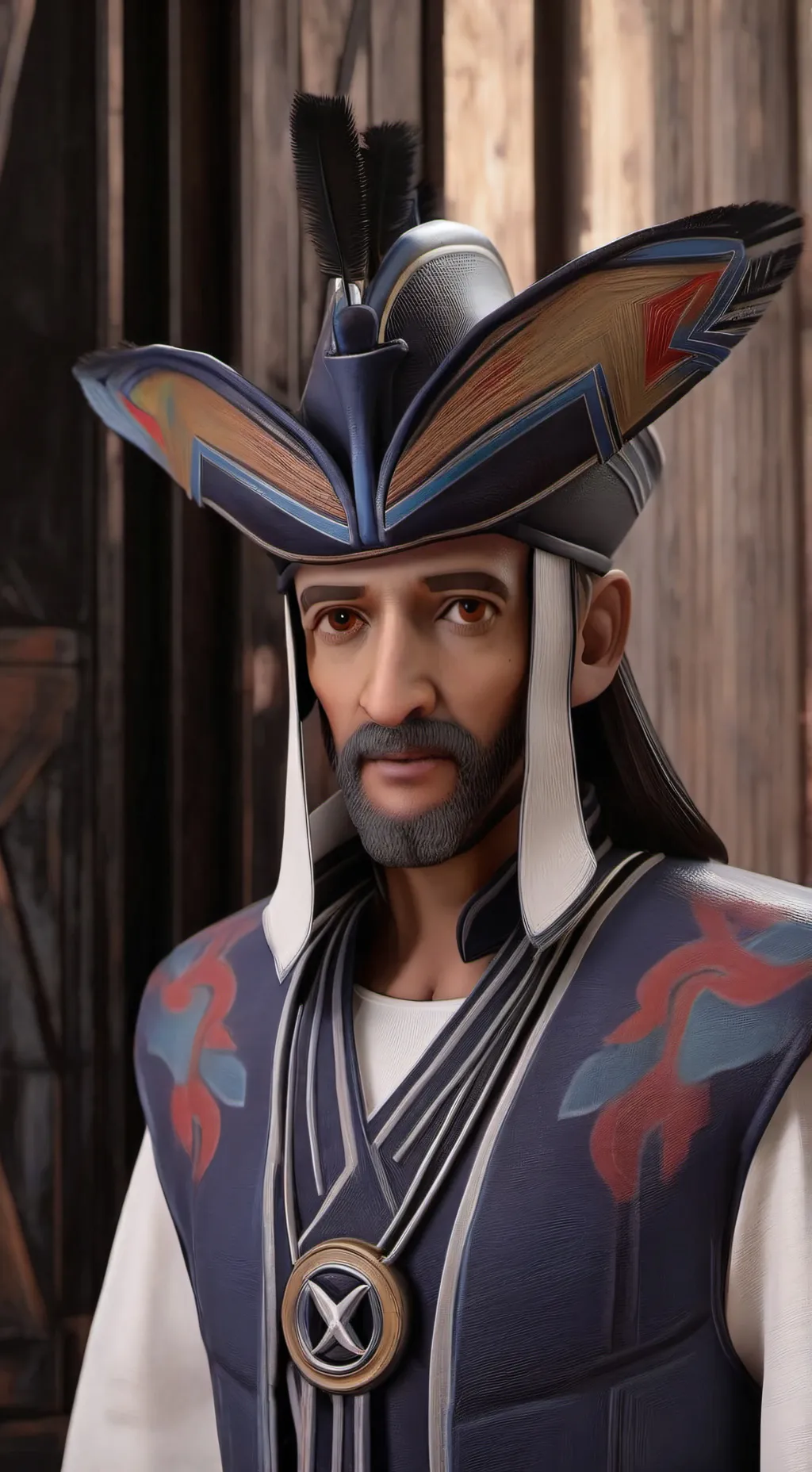 ai character: viejo sabio background