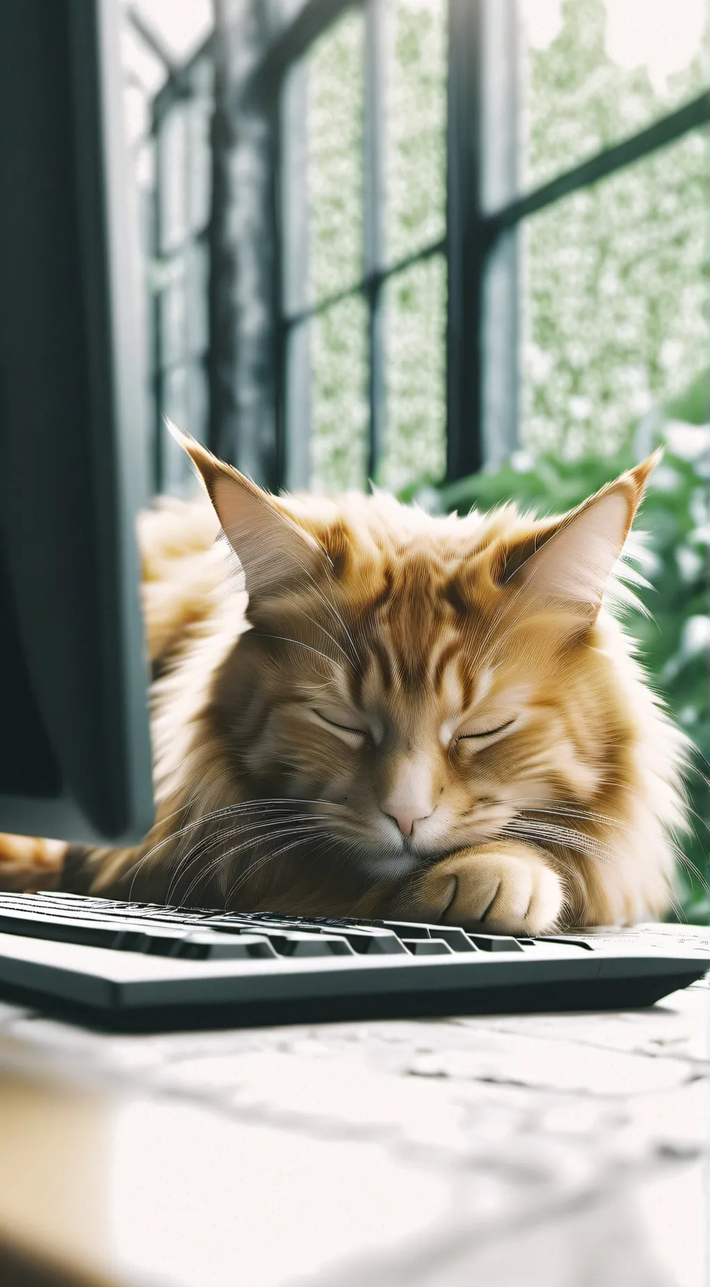 ai character: Ginger background