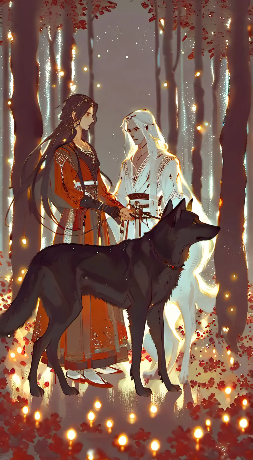 ai character: pack of echo lake background