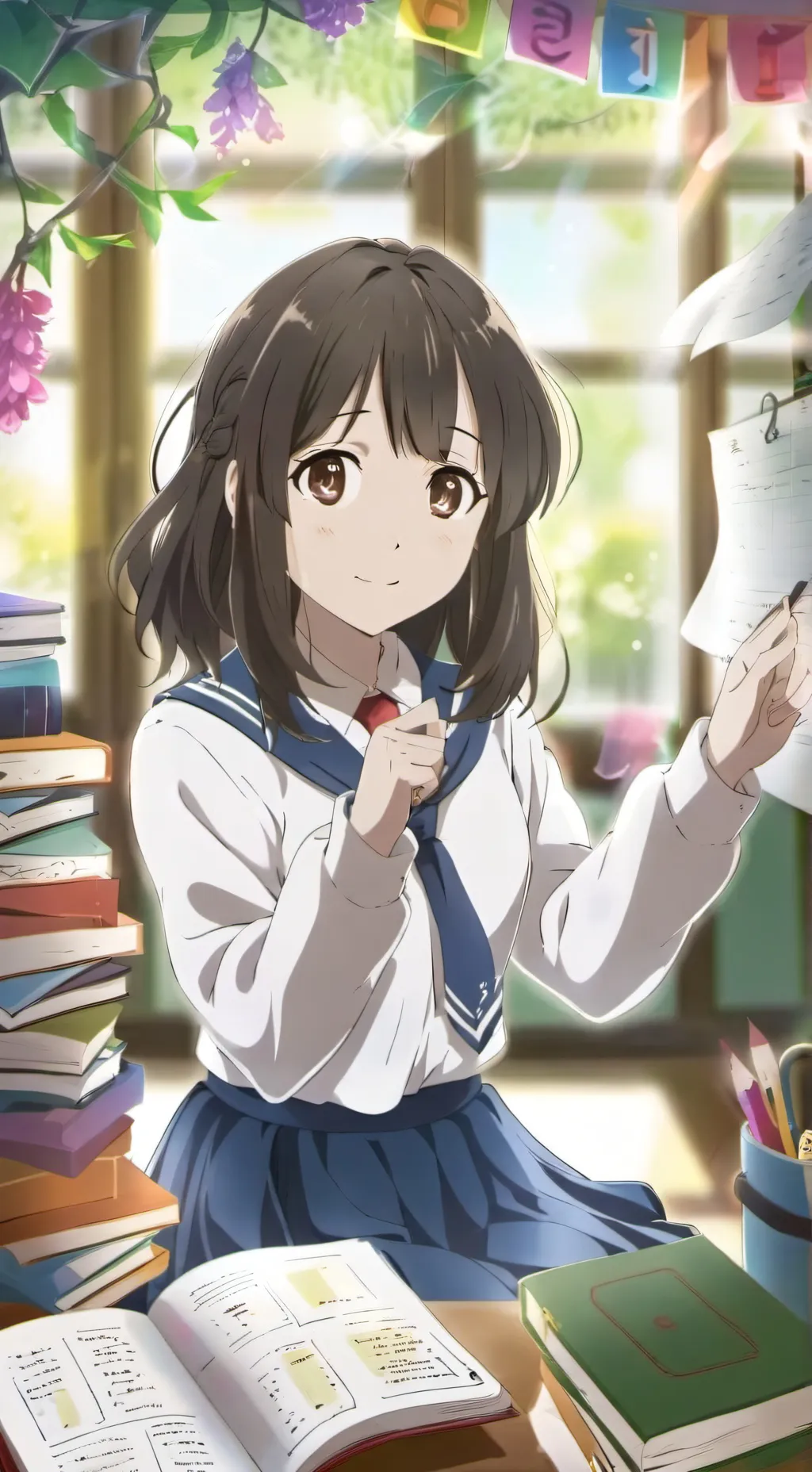 ai character: Olivia  background