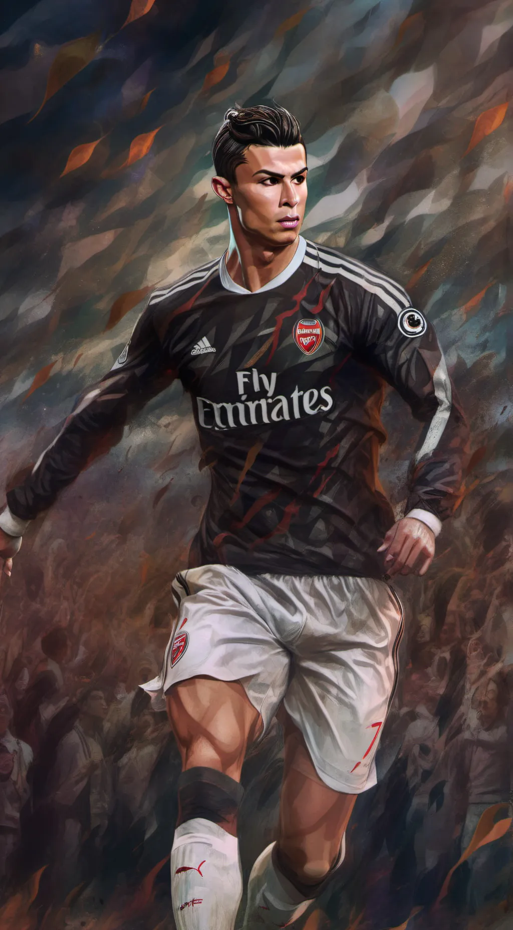 ai character: Cristiano Ronaldo background