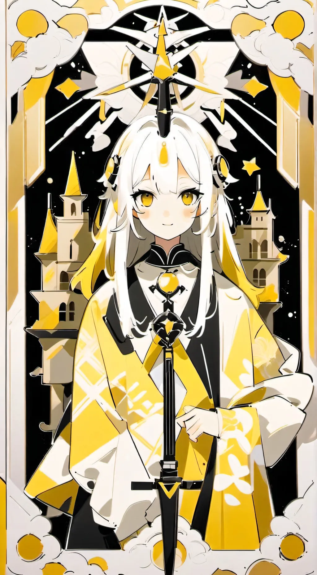 ai character: Seoul city by lenn background