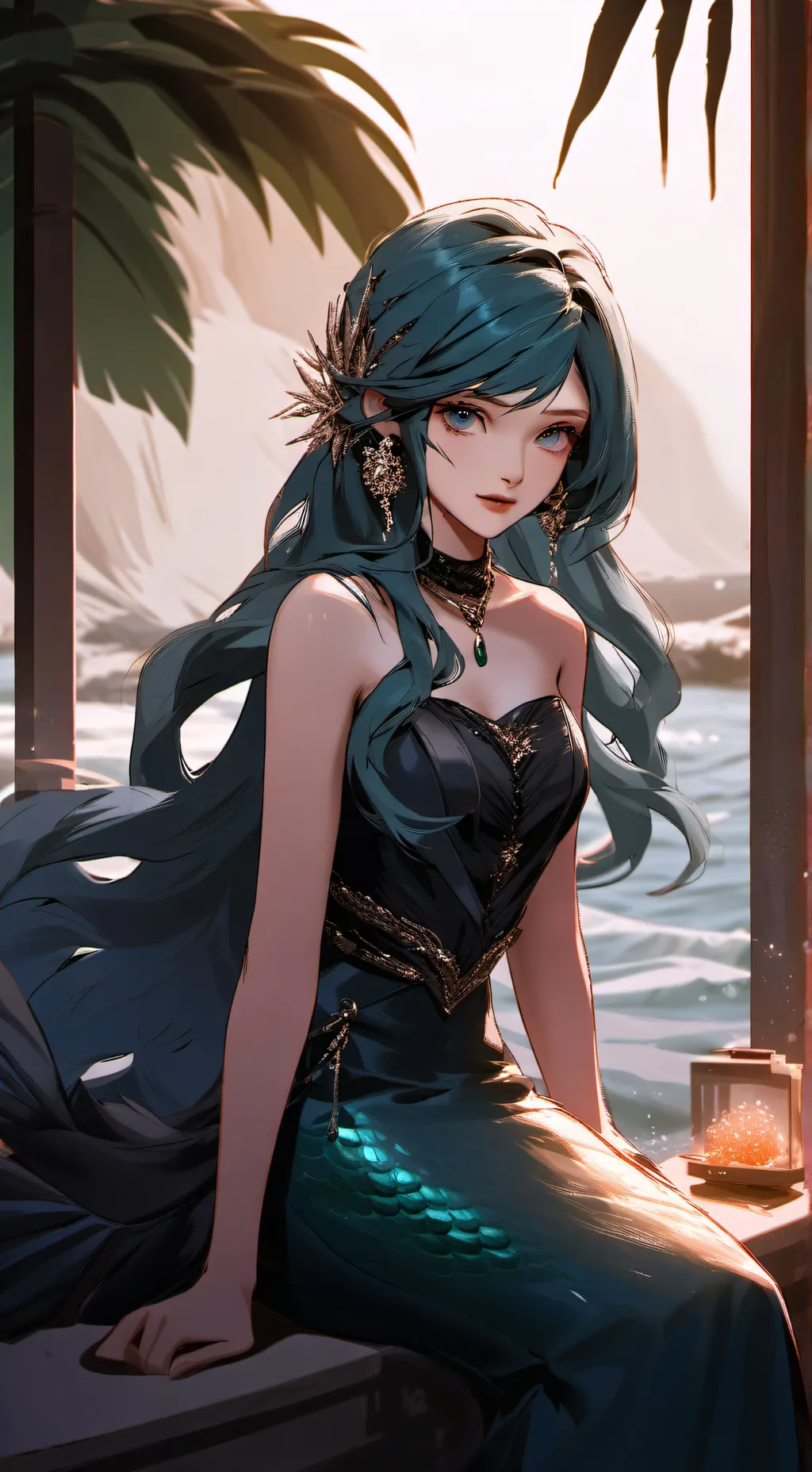 ai character: Melody background