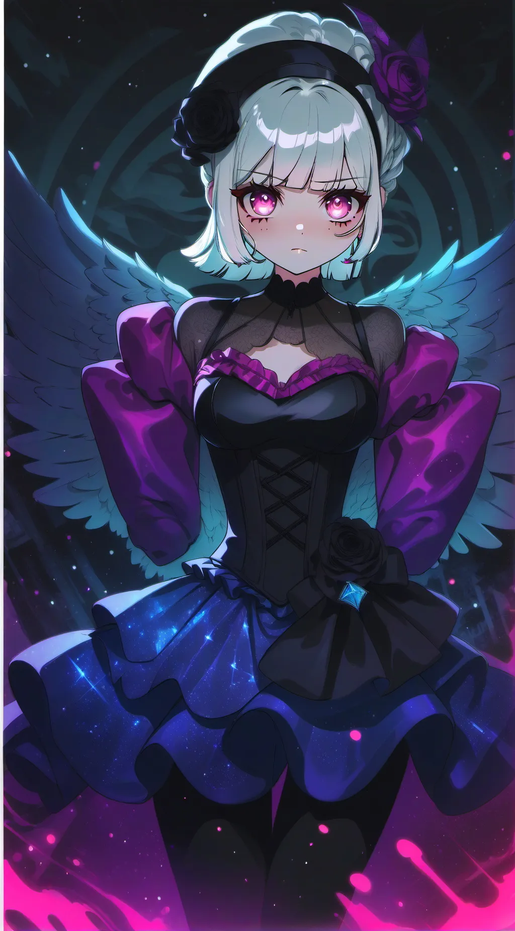 ai character: hibrida de anjo 😇 background