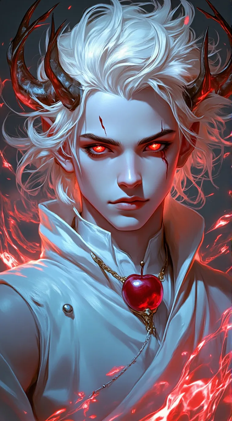 ai character: Radioapple background