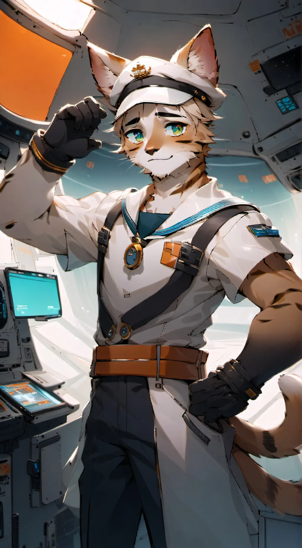 ai character: Nimbus background