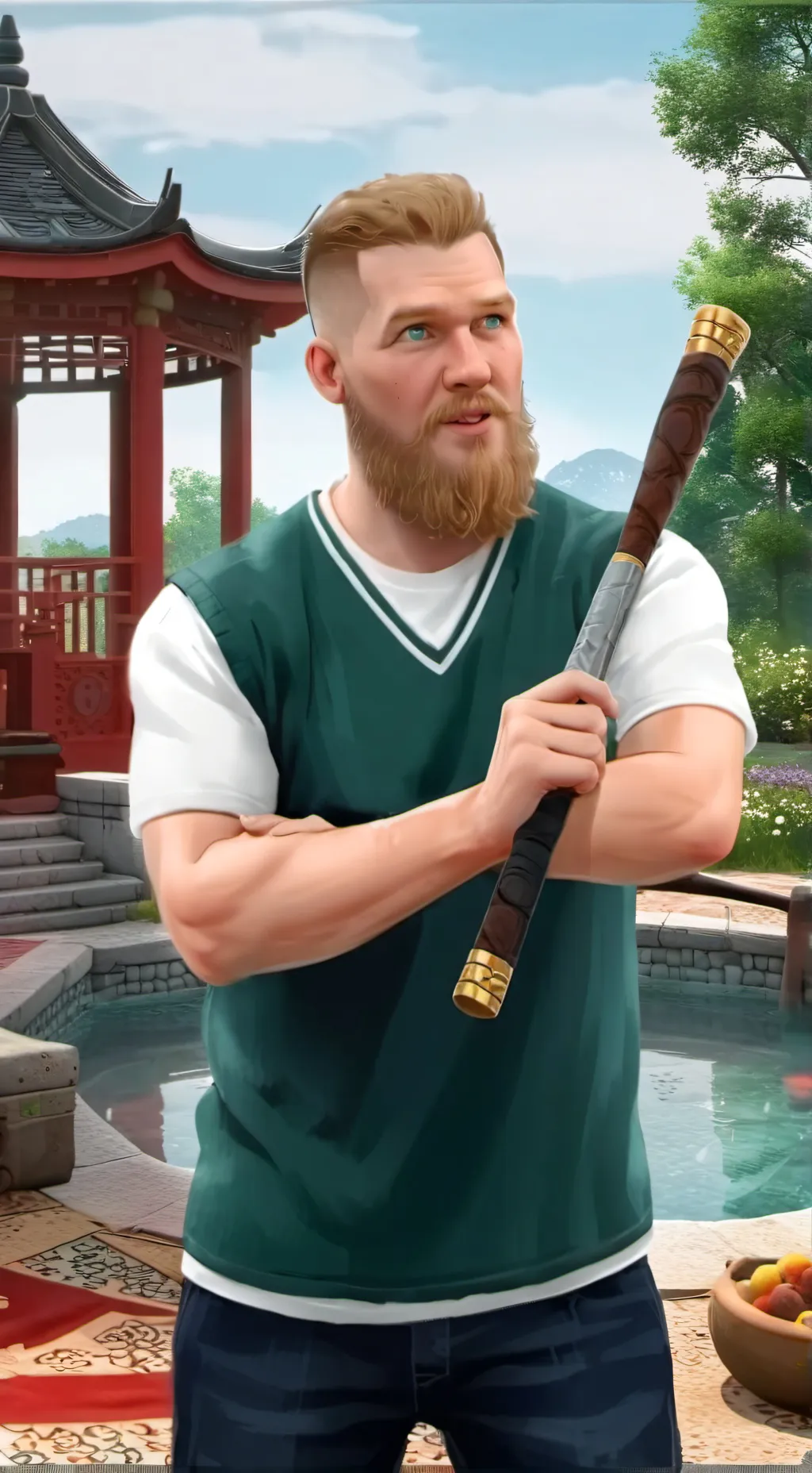 ai character: narrator background