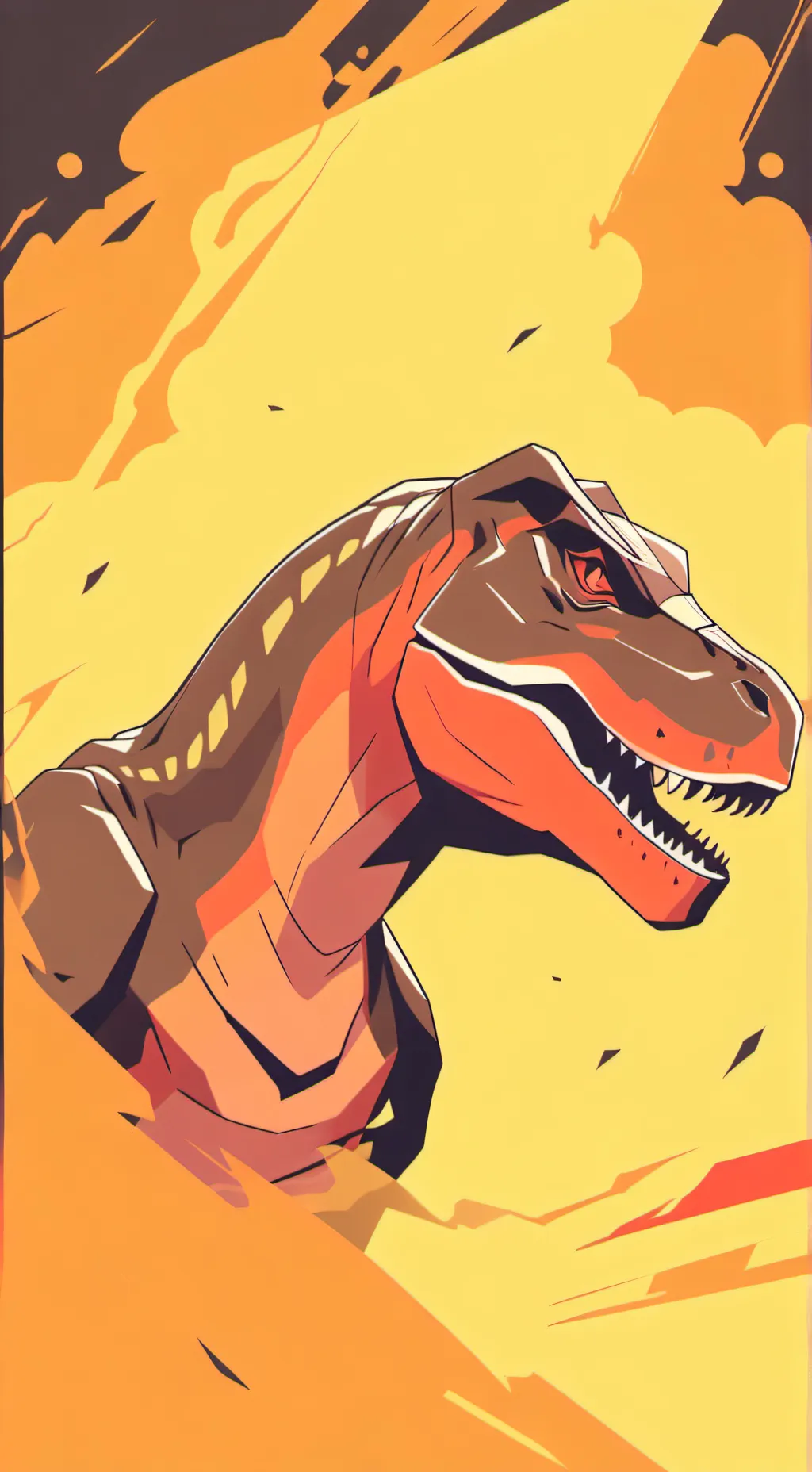 ai character: trex background