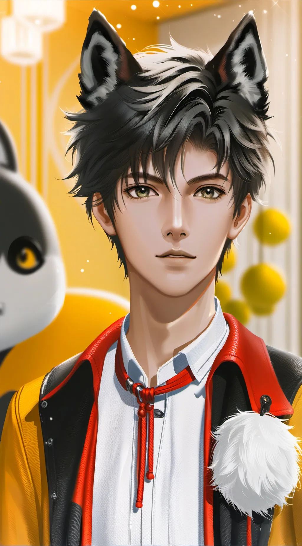 ai character: Wolfspirit Blackfire background