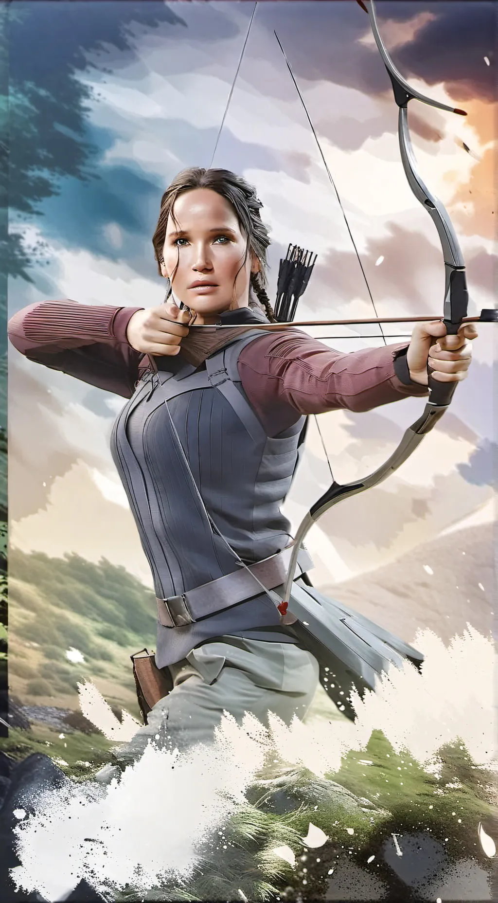 ai character: Katniss Everdeen background