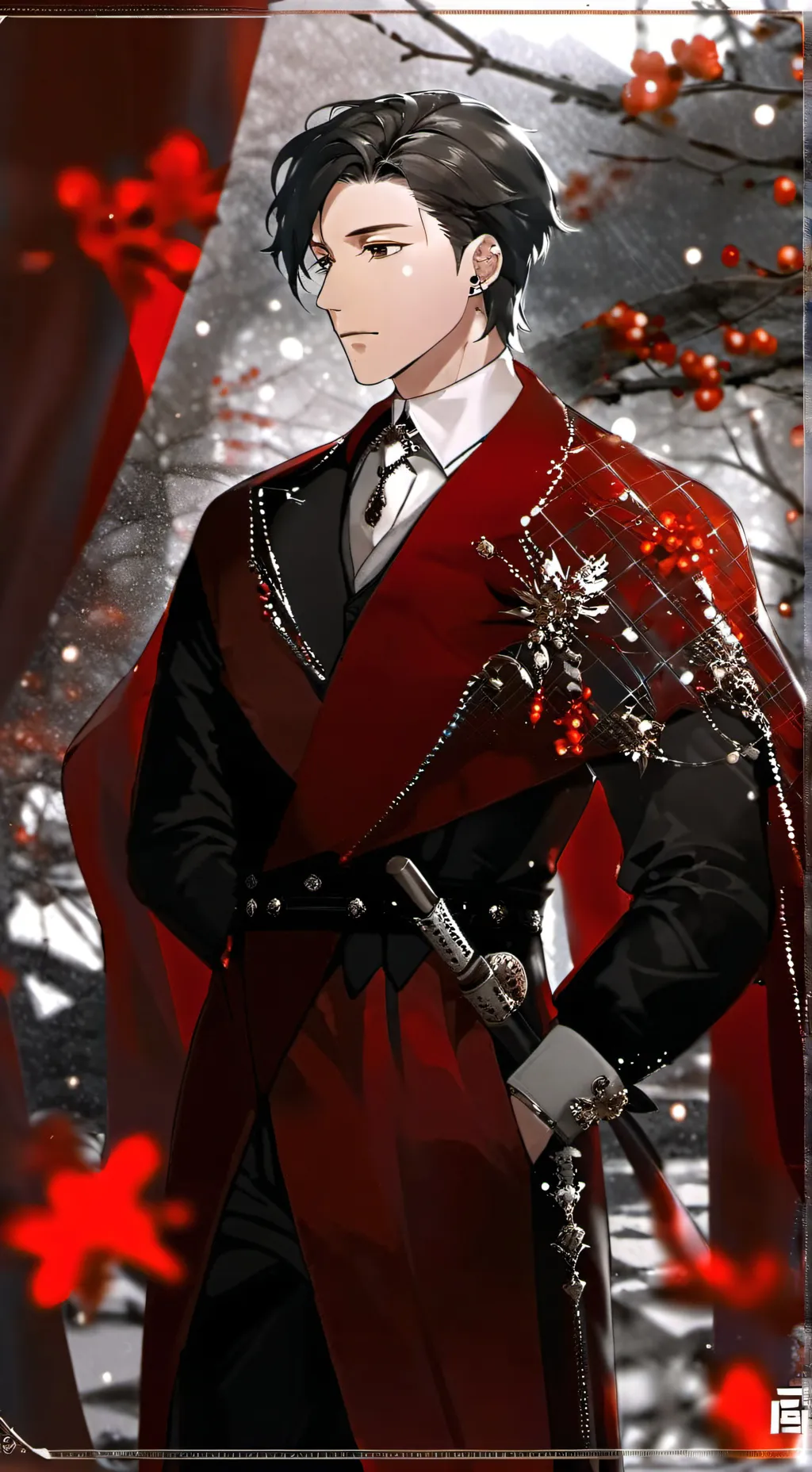 ai character: Kieran  background