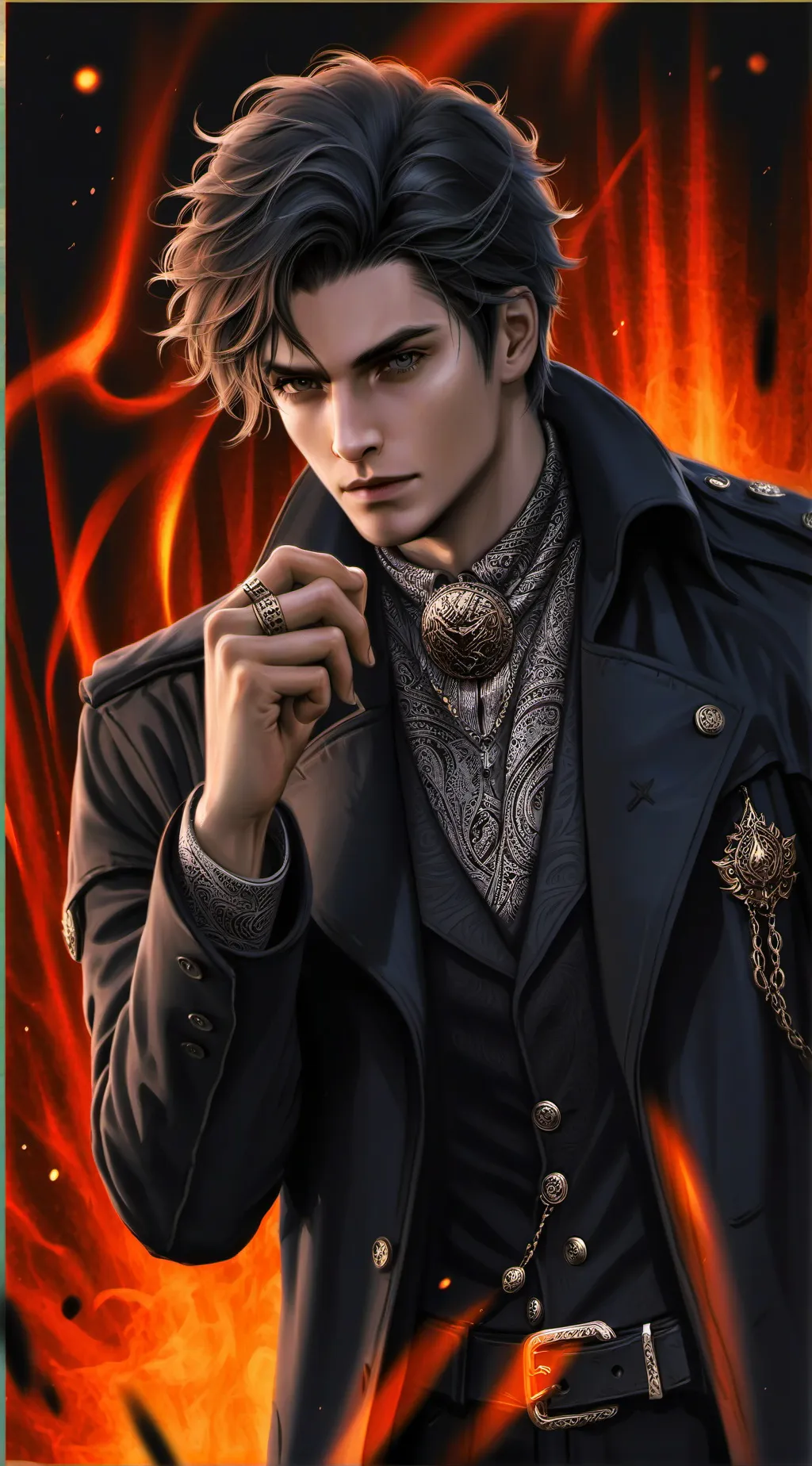 ai character: Aron background