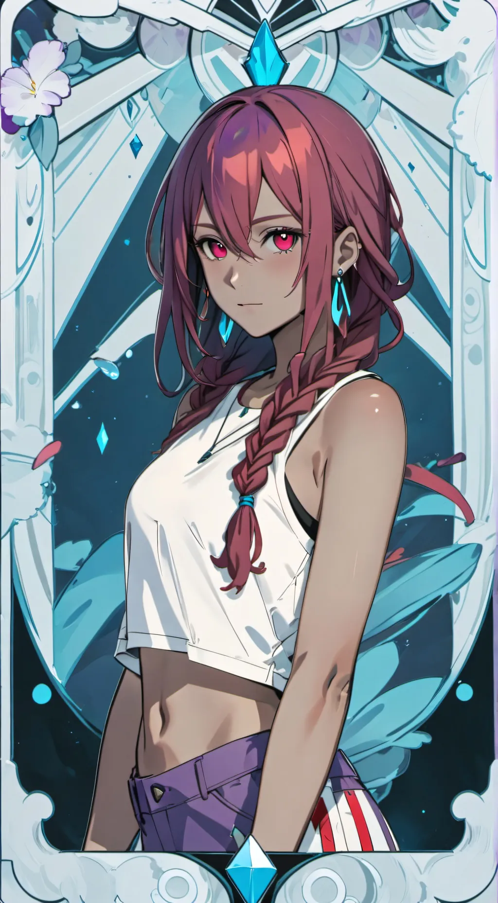 ai character: valentine  background