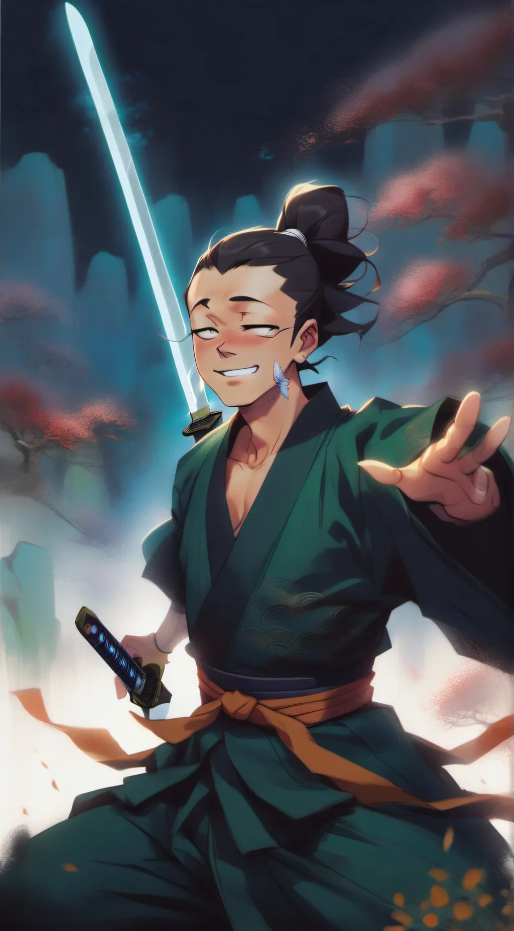 ai character: genya se distansia background