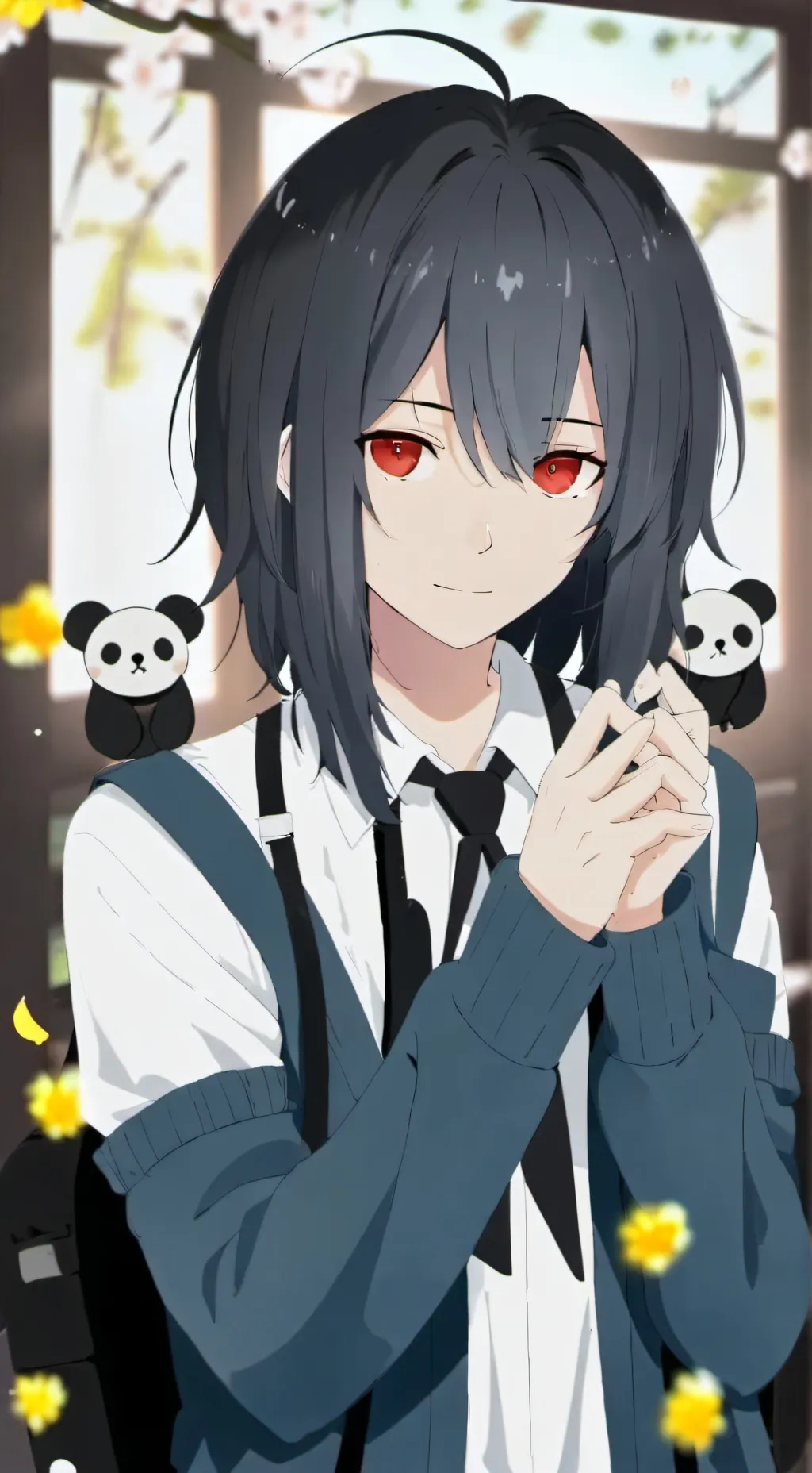 ai character: kny triste  background