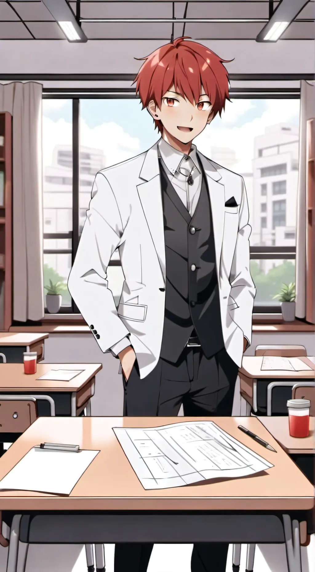 ai character: karma background