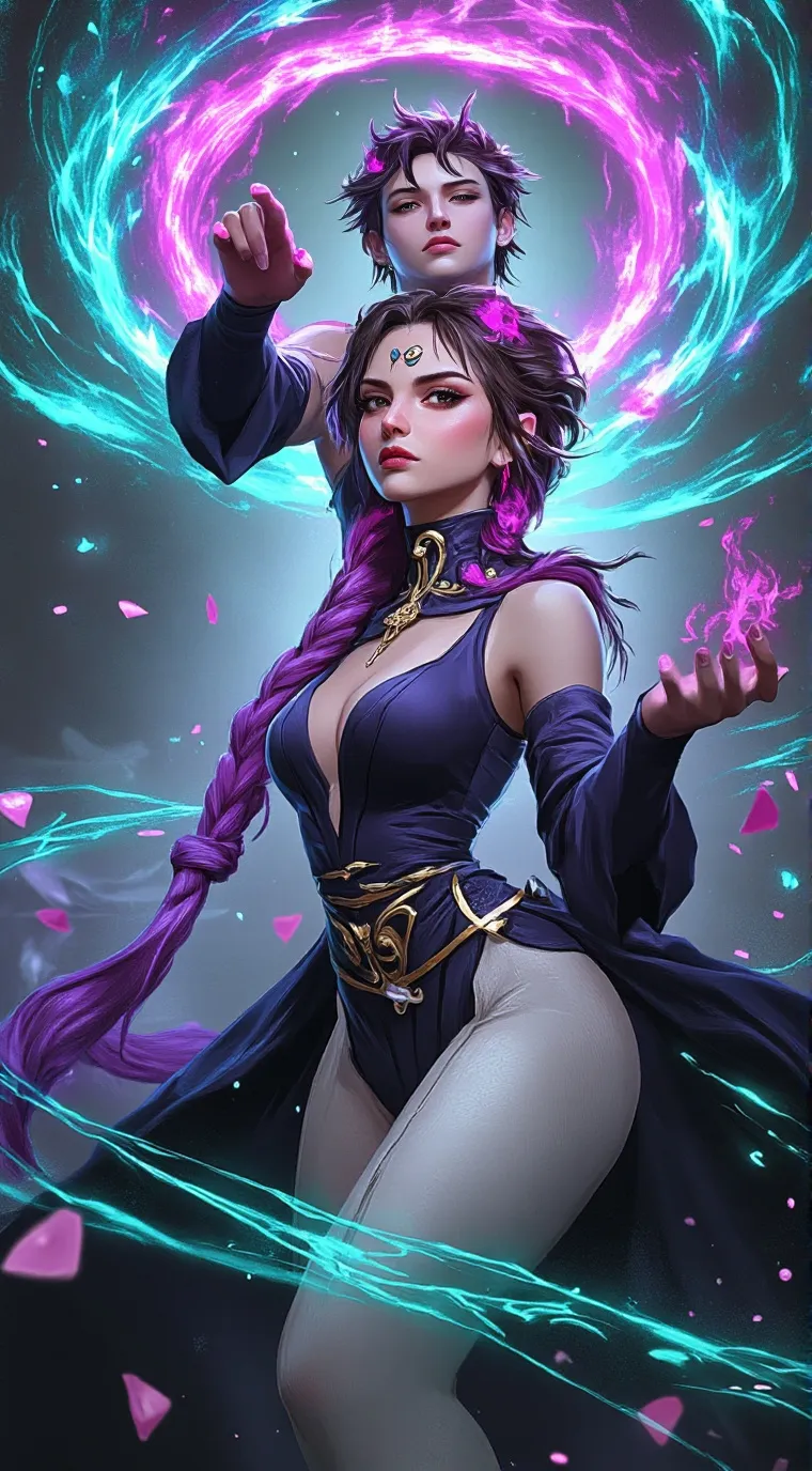 ai character: aria angelica background