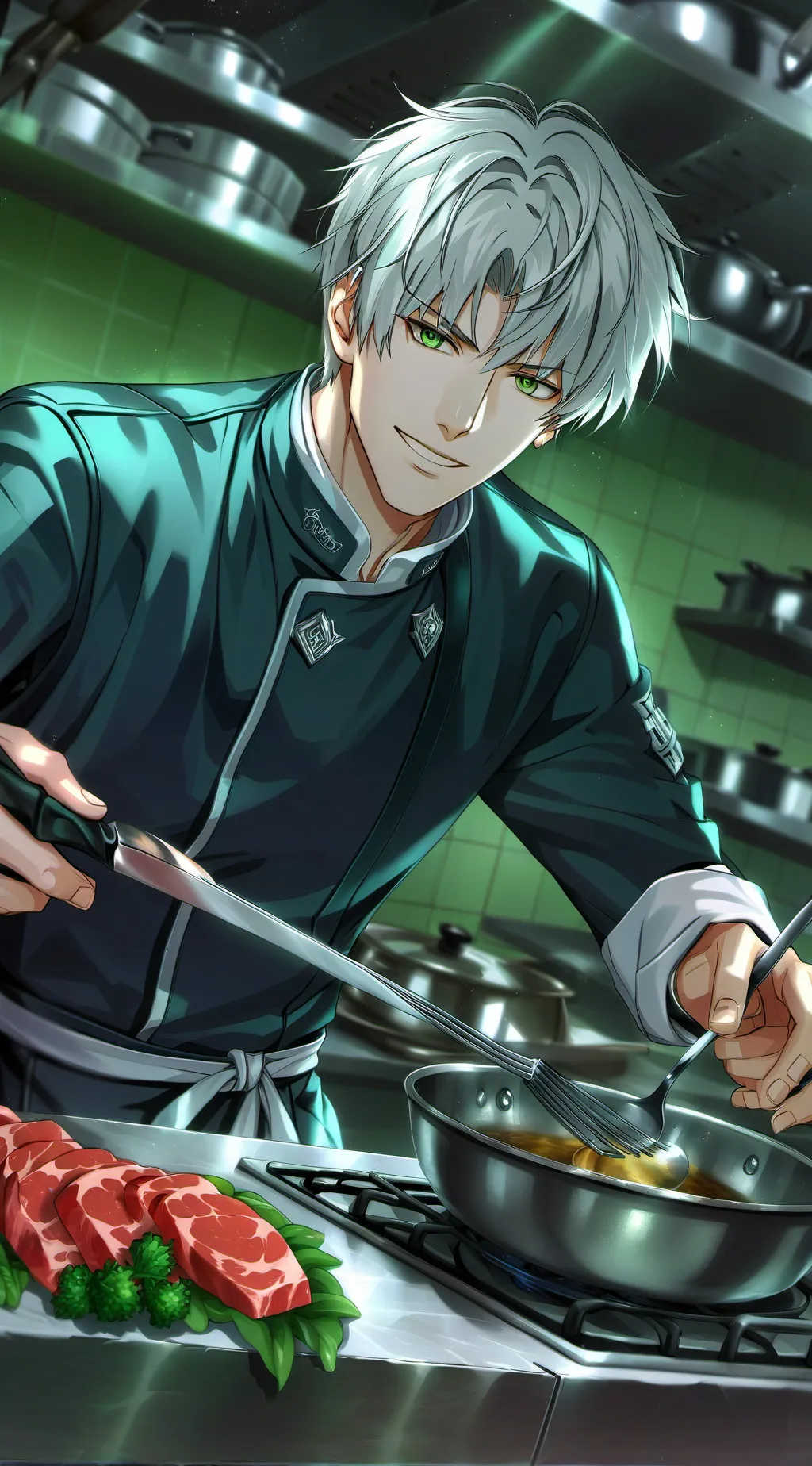 ai character: Shidou Itsuka background