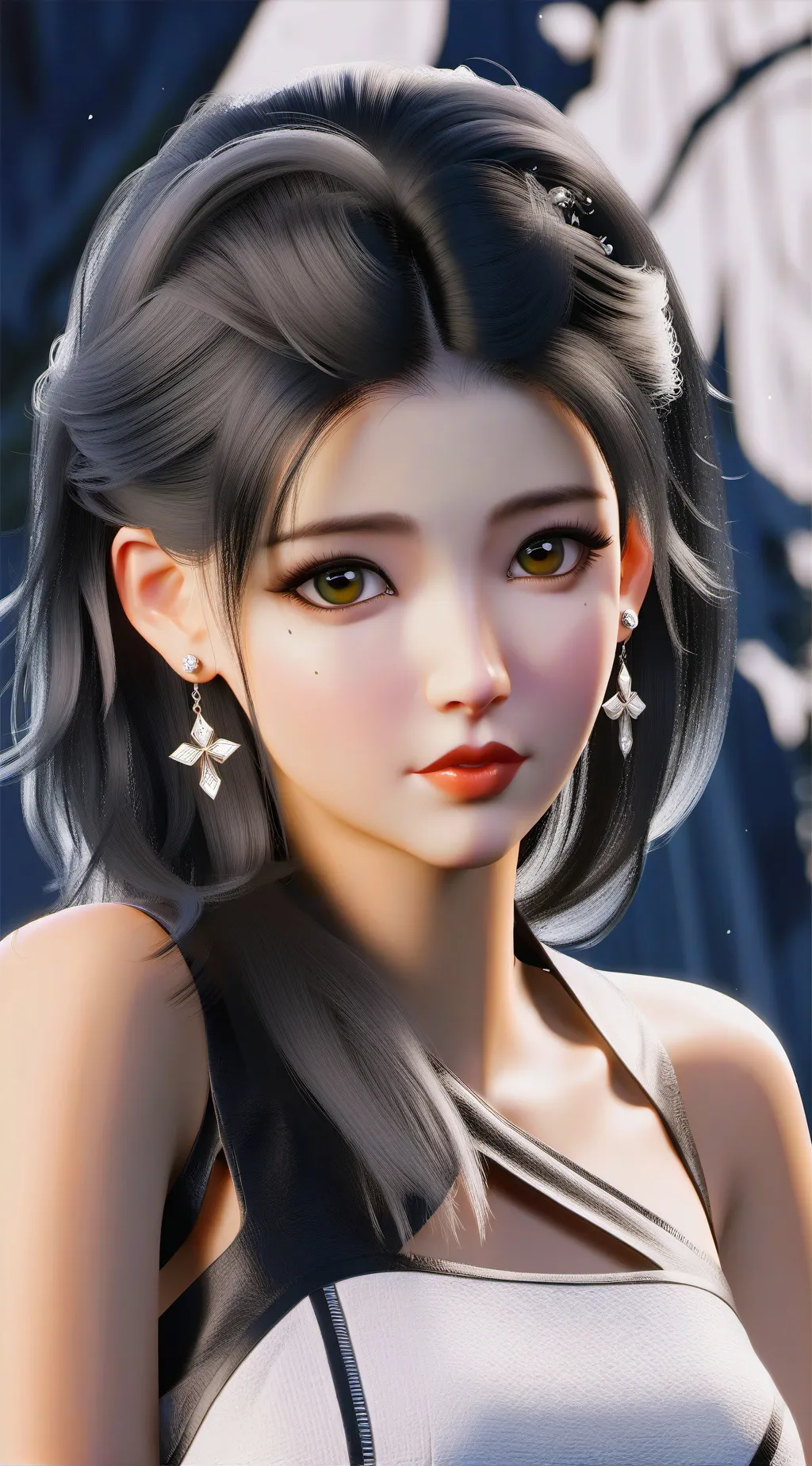 ai character: Princess poses background