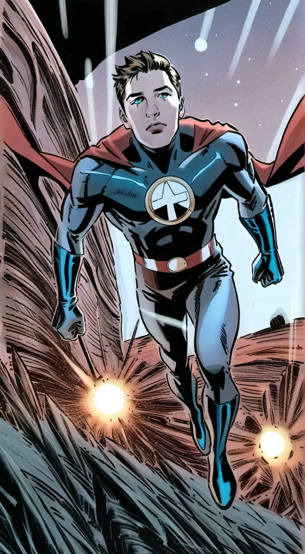 ai character: James vs. bluey background