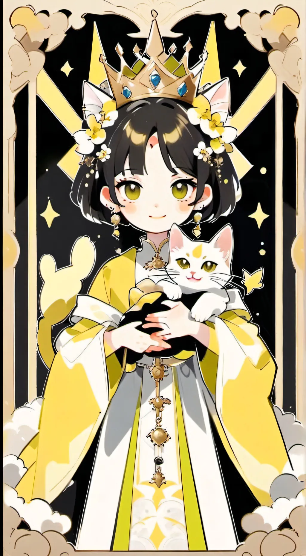 ai character: cute background