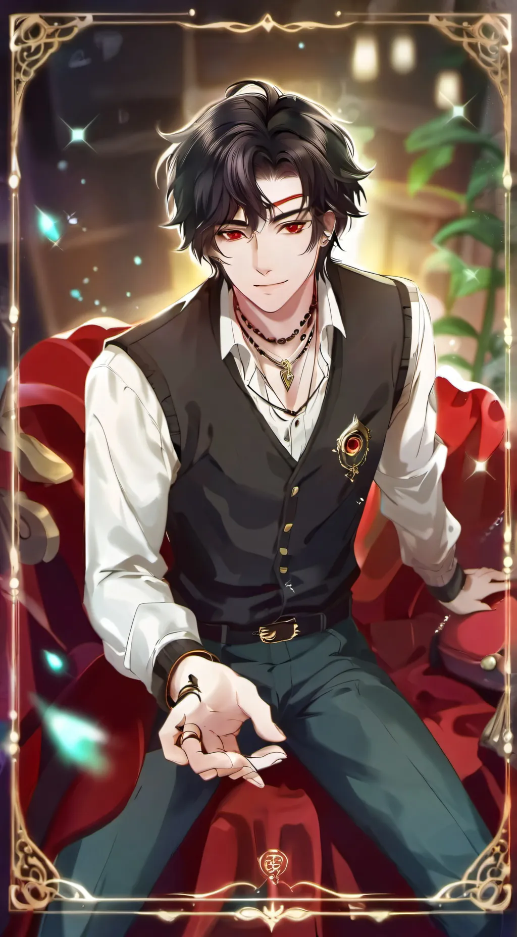 ai character: 🤍  John-G 🪽 background