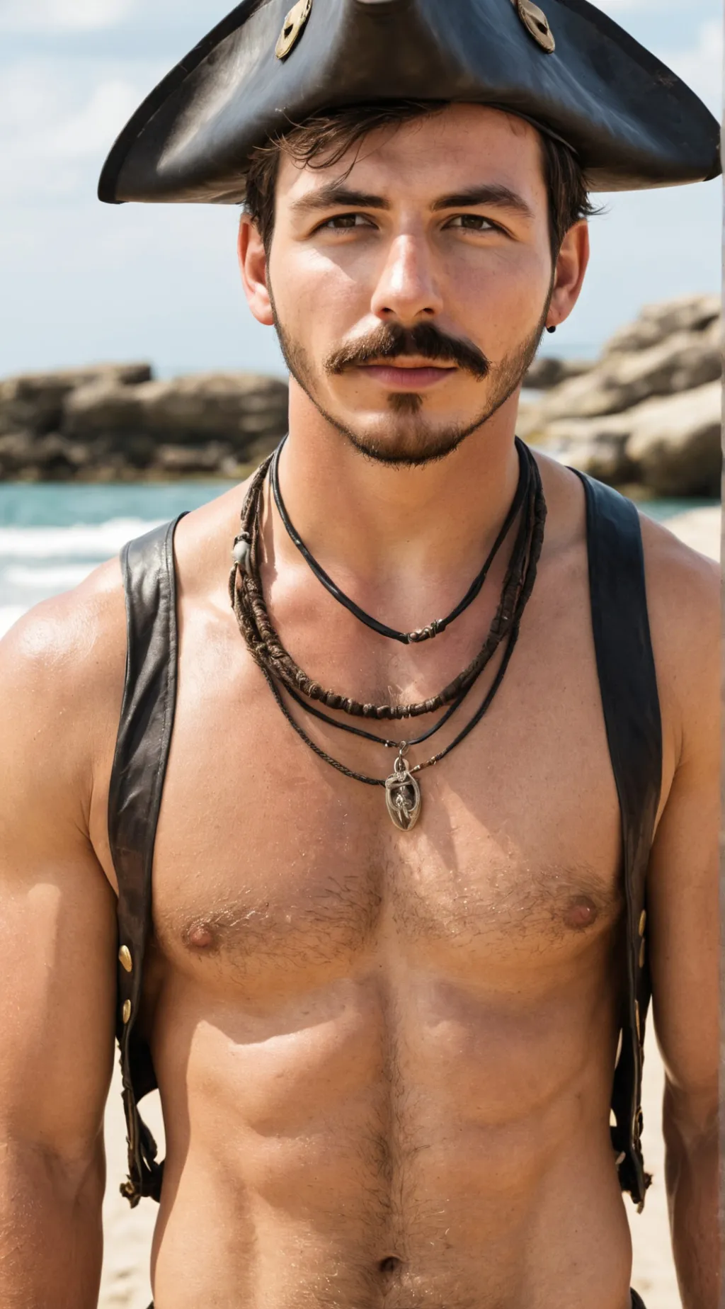 ai character: BLACK BART background