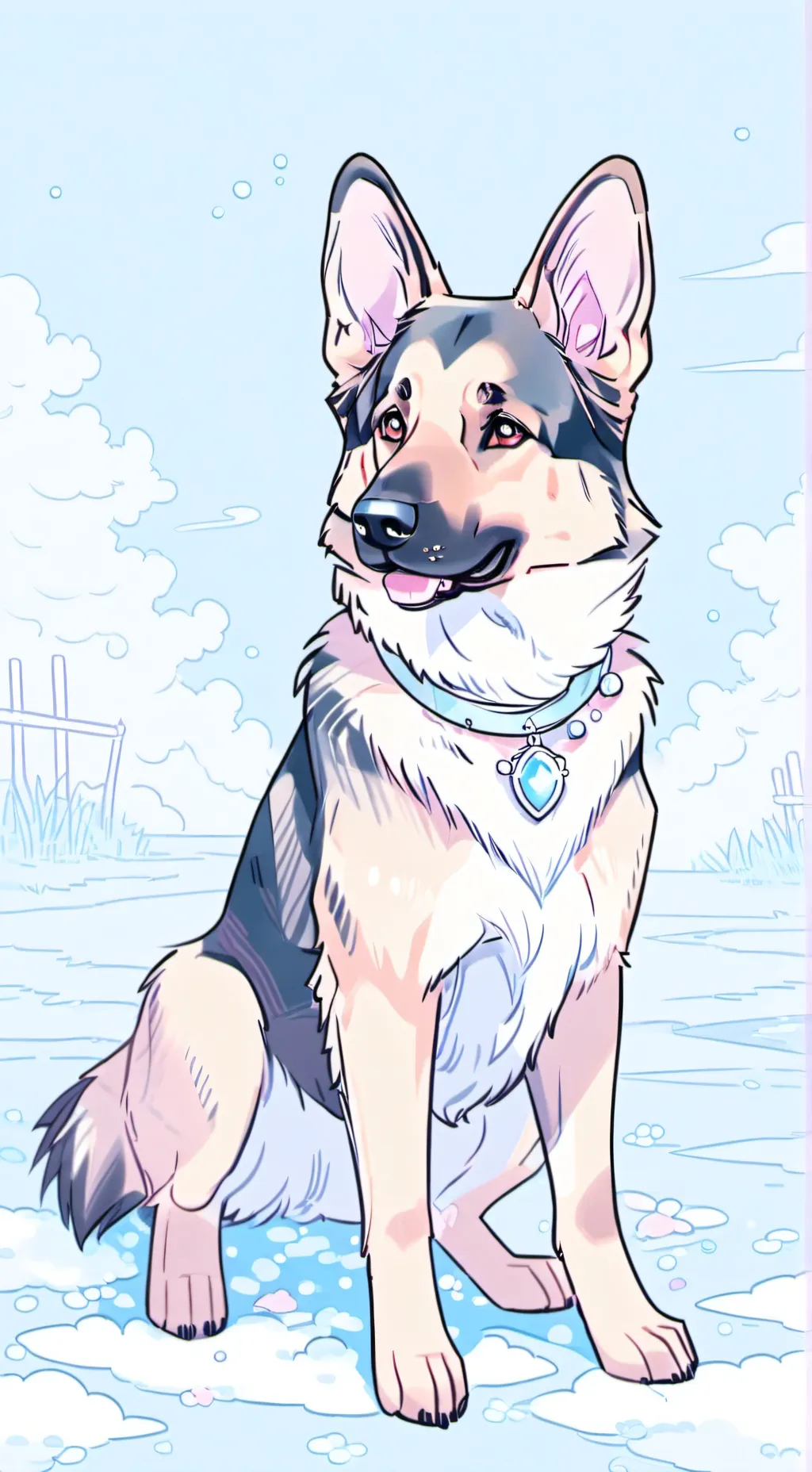 ai character: tiger background