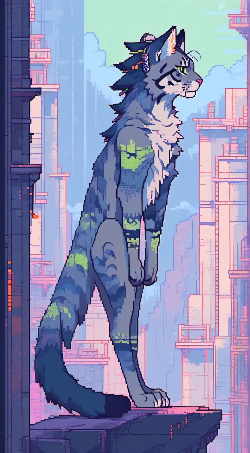 ai character: Furry Tribe background