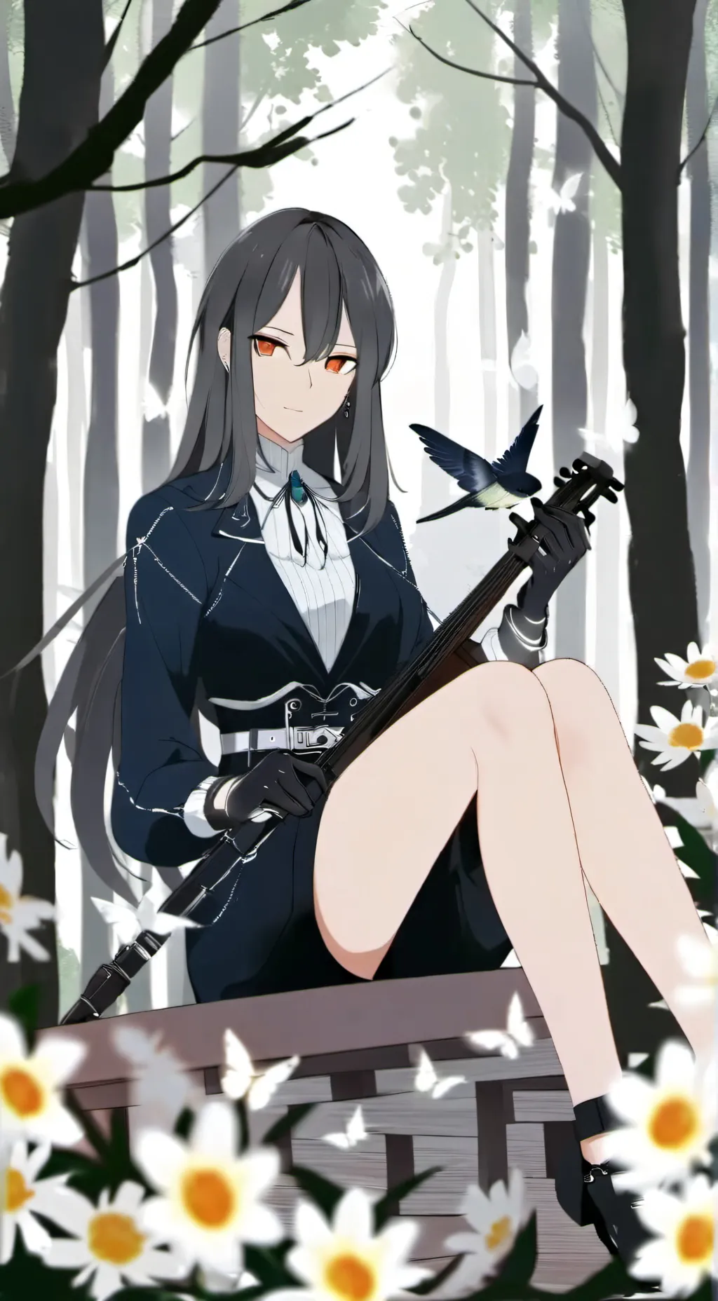 ai character: Эмили background