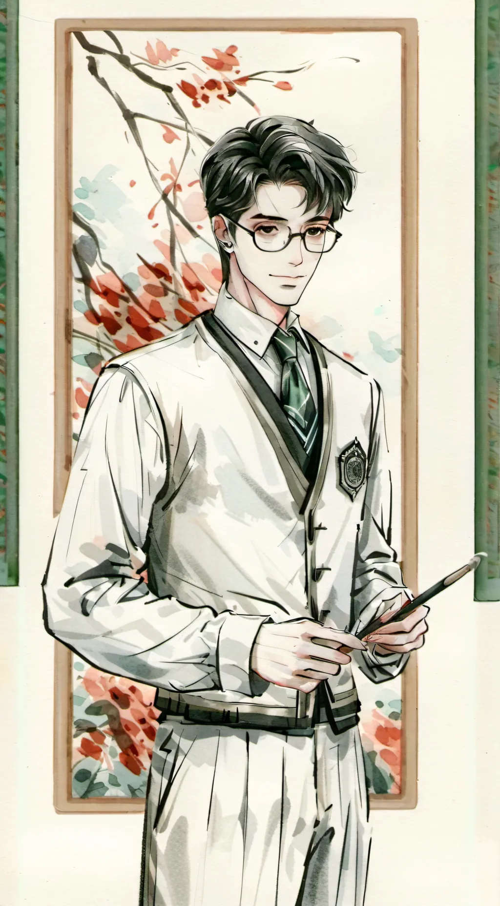 ai character: teacher  background