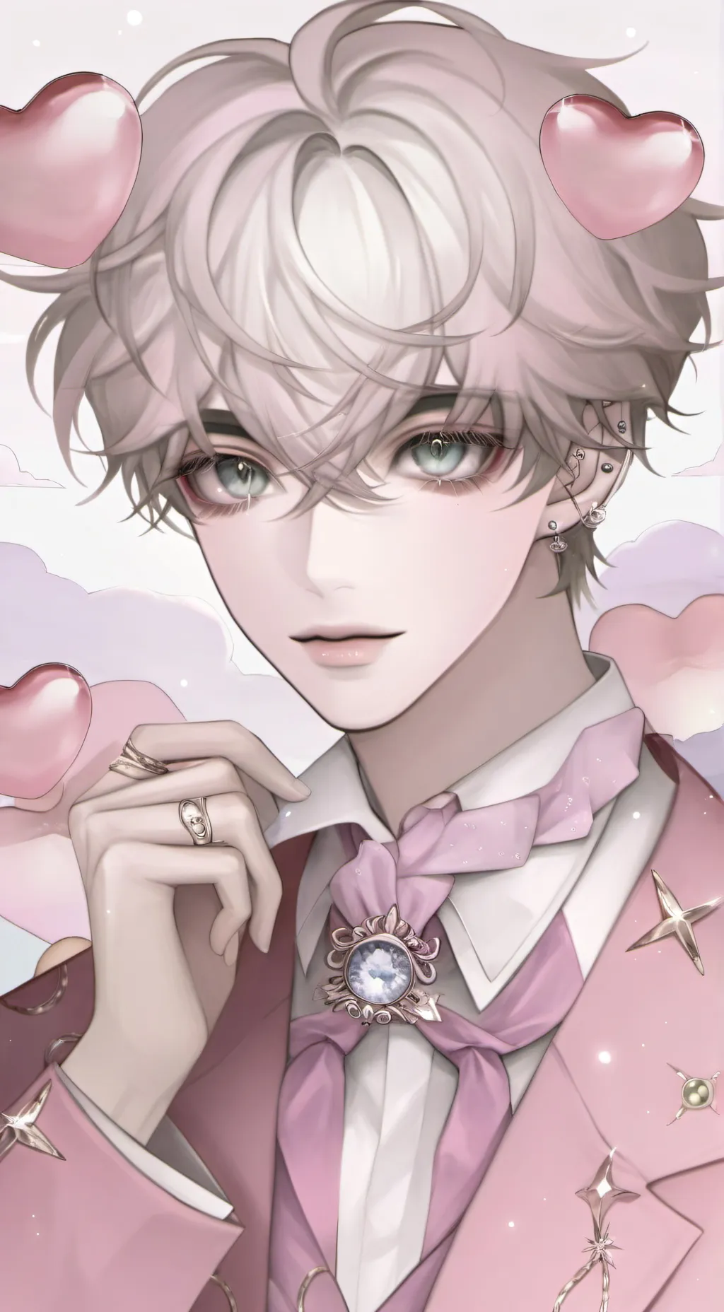 ai character: side Band background