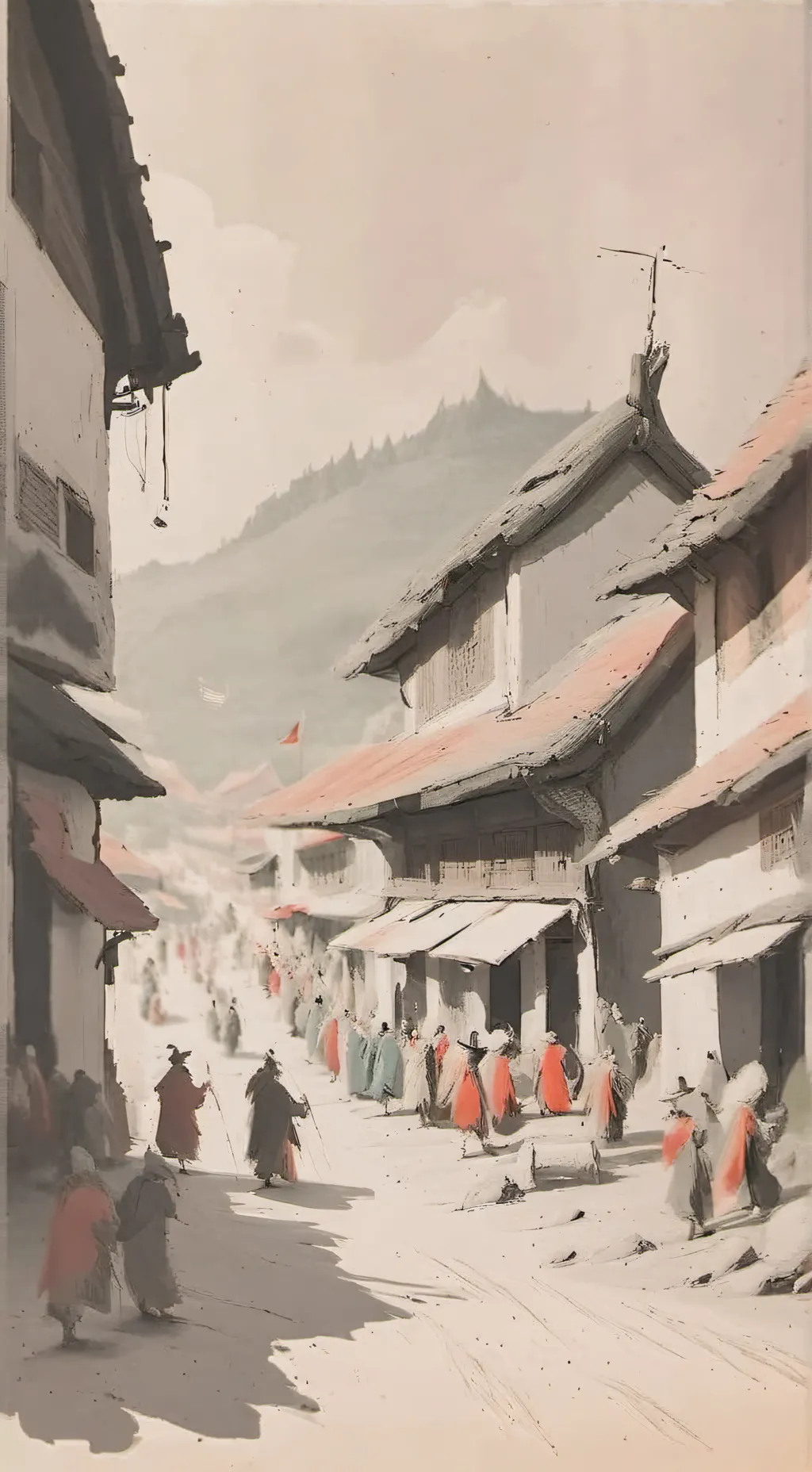 ai character: Godzilla  background