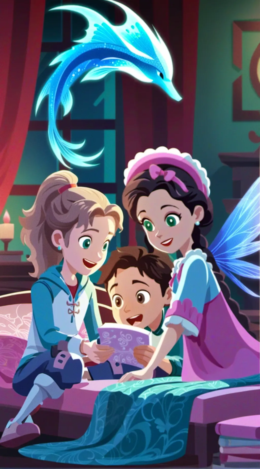 ai character: Emojicat hell 3 background