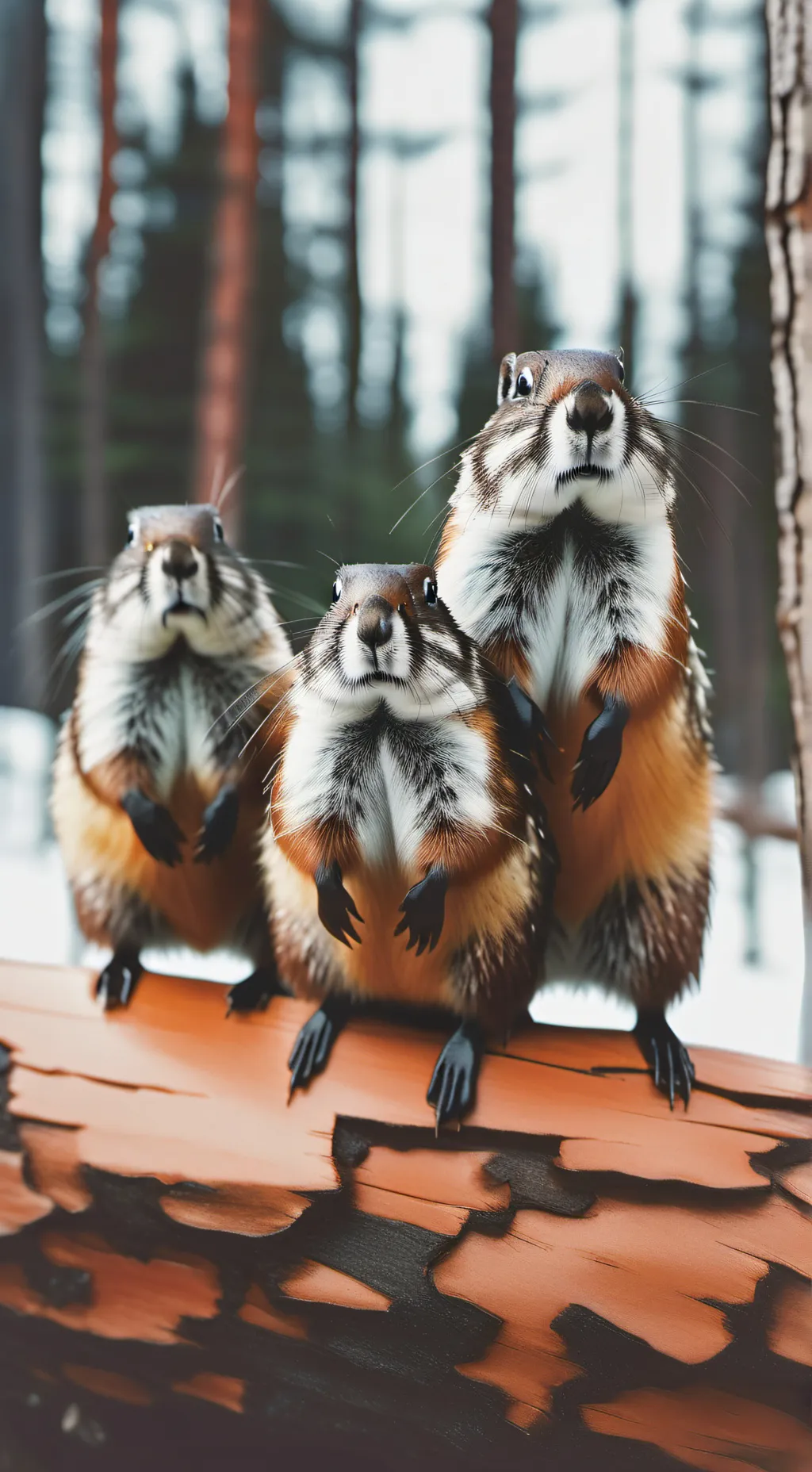 ai character: The woodchucks background