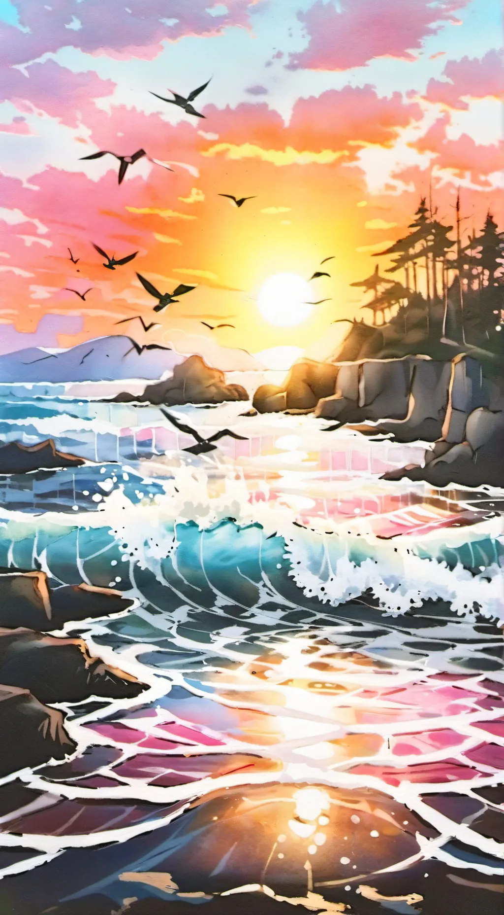 ai character: The triangle...  background