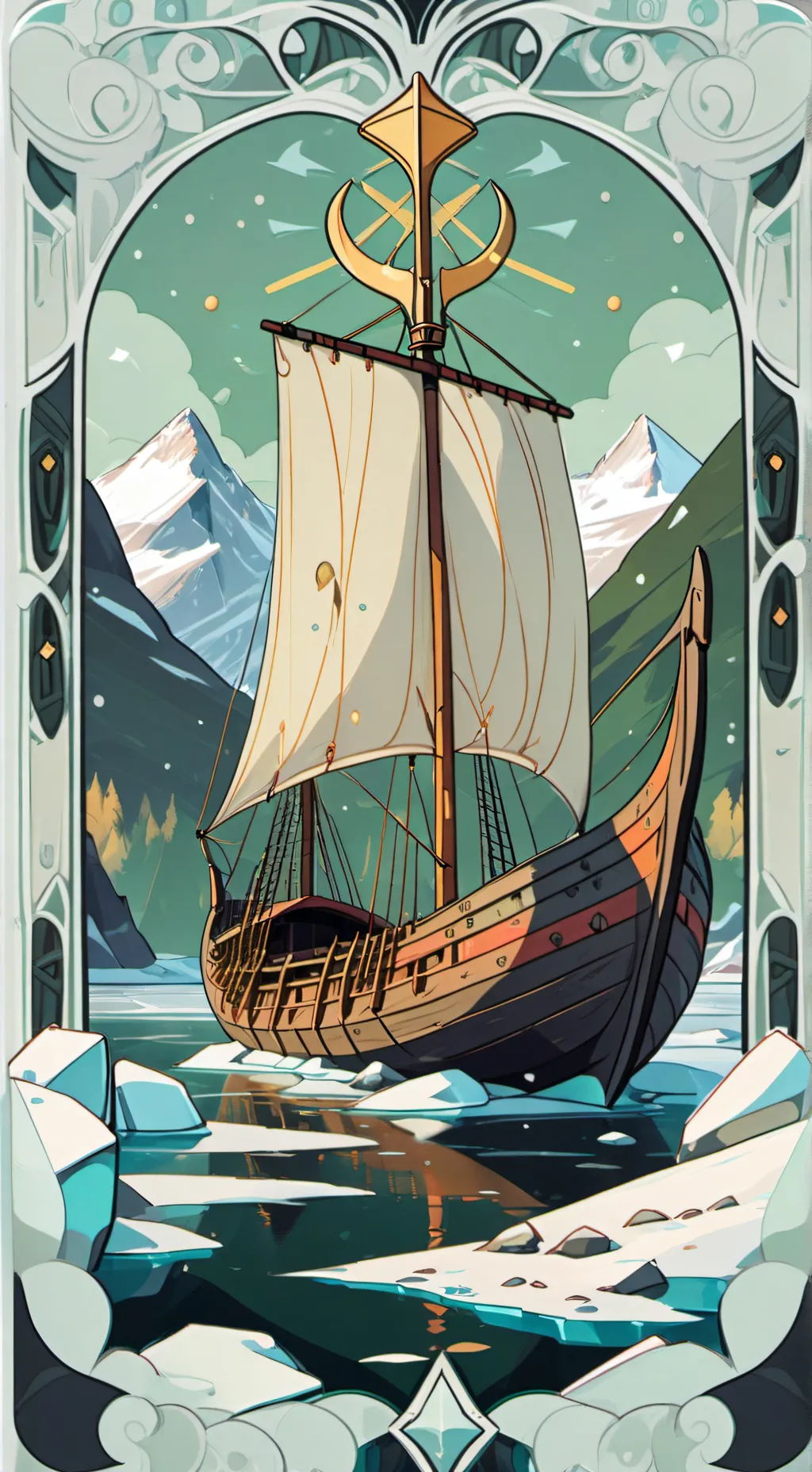 ai character: Viking RP background