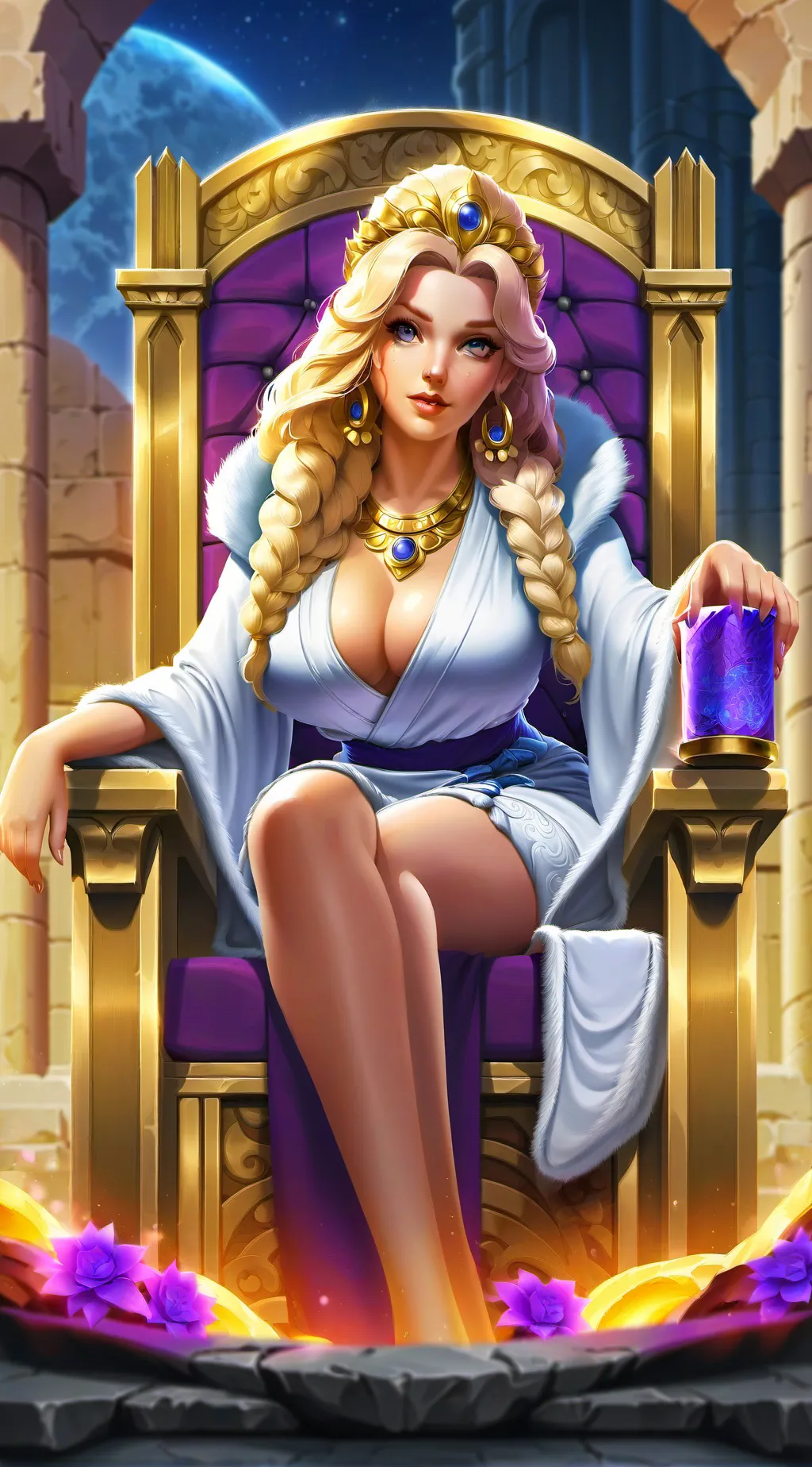 ai character: aphrodite  background