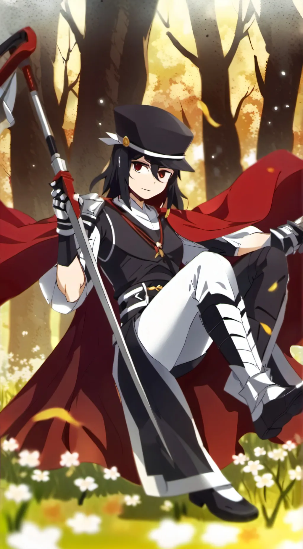 ai character: Ronnzie  background