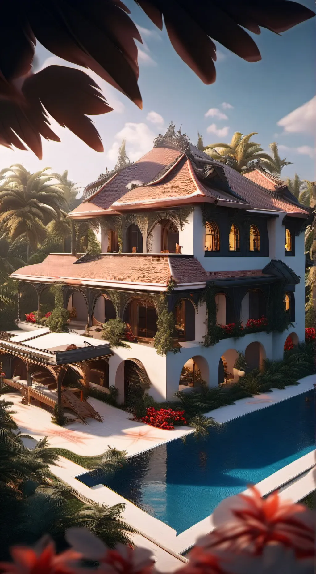 ai character: Fam of four background