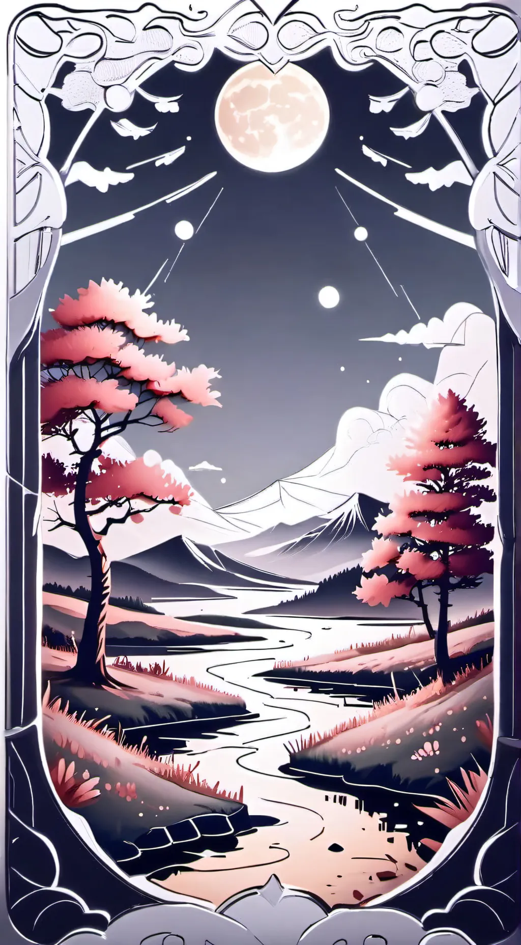 ai character: MOON QUIRK X MHA background