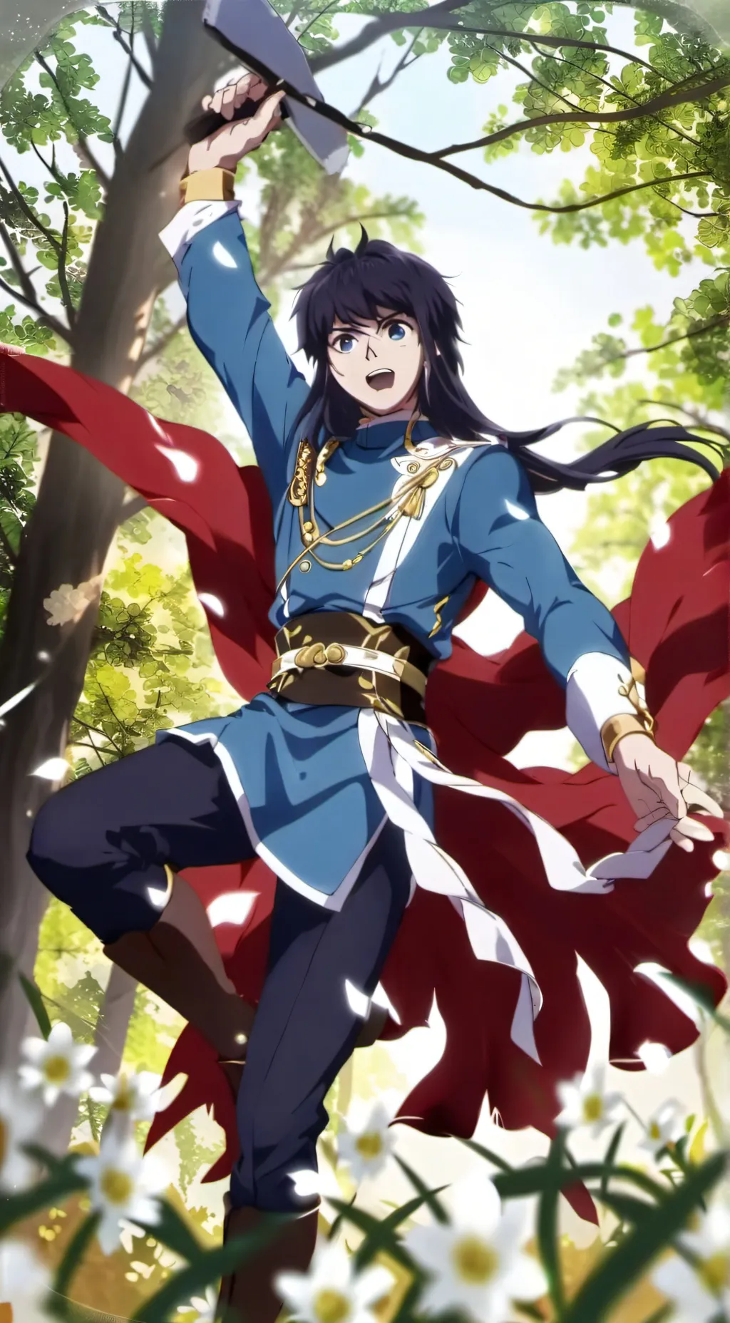 ai character: tokito y t/n background