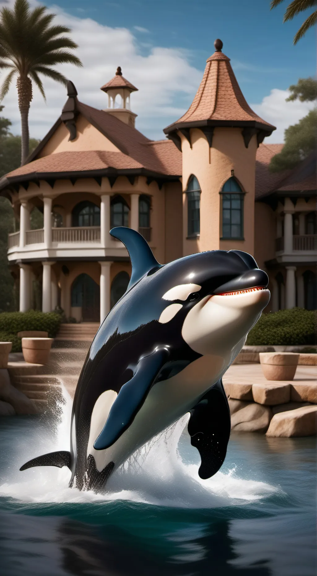 ai character: Loro parque background